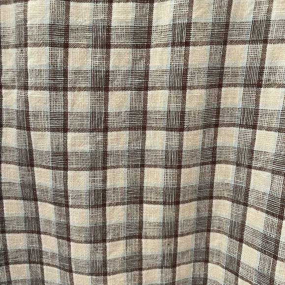 Lyle & Scot Scotland Men’s Linen/Cotton Blend Short Sleeve Shirt Size Large - Picture 3 of 6